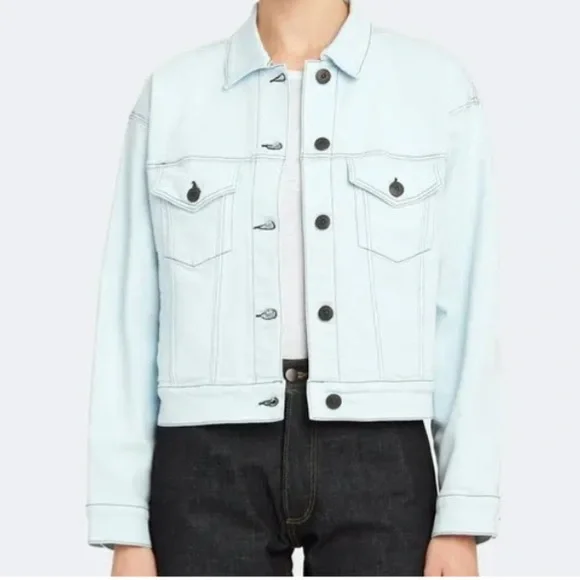 【3x1】PARKA CROP JACKET 3x1 | Jackets & Coats | Oversized Classic Crop Jacket3x Denim